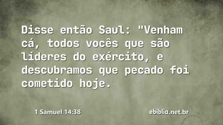 1 Samuel 14:38