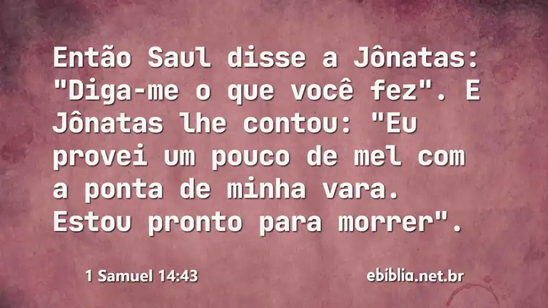 1 Samuel 14:43