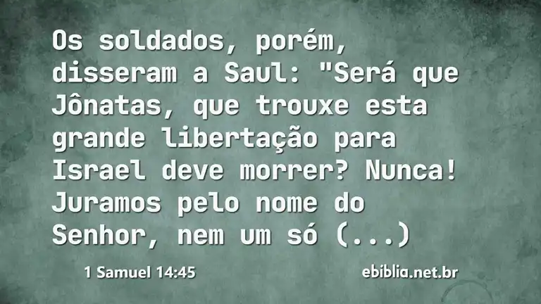 1 Samuel 14:45