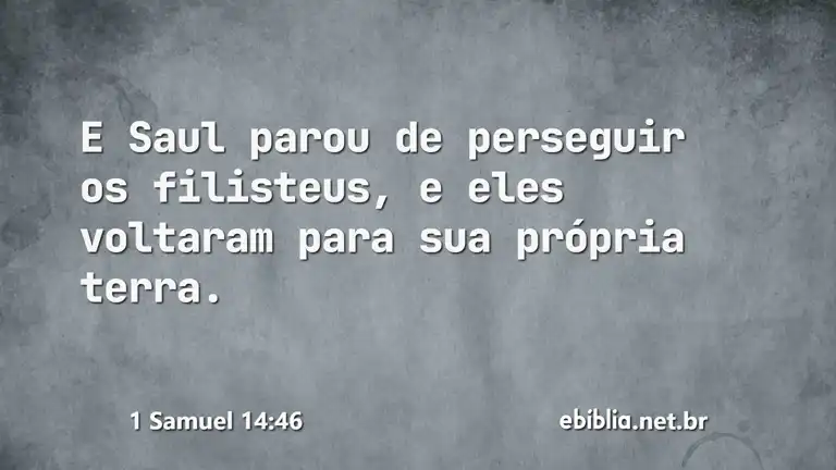 1 Samuel 14:46