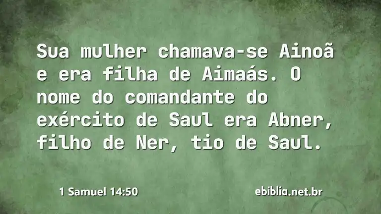 1 Samuel 14:50