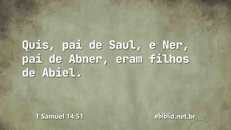 1 Samuel 14:51