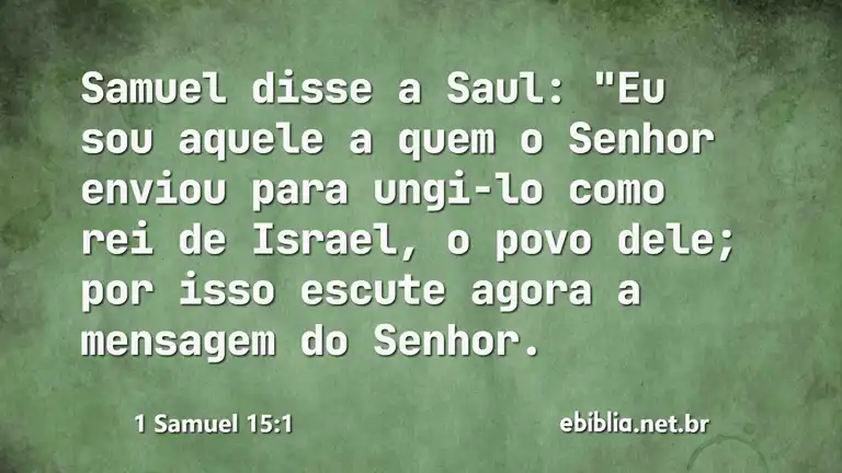 1 Samuel 15:1