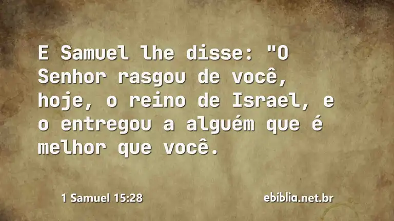 1 Samuel 15:28