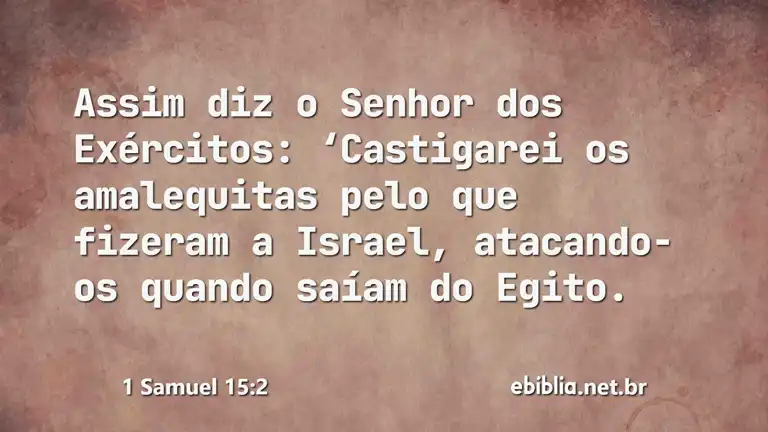 1 Samuel 15:2