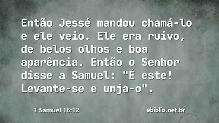 1 Samuel 16:12