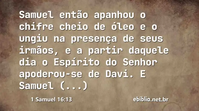 1 Samuel 16:13