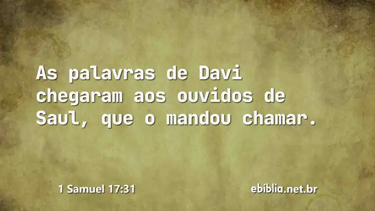 1 Samuel 17:31