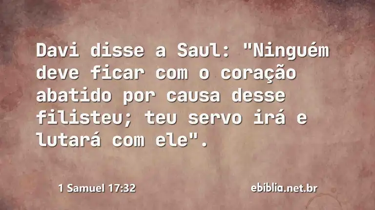 1 Samuel 17:32