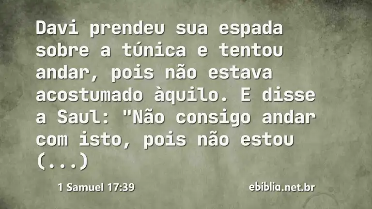 1 Samuel 17:39