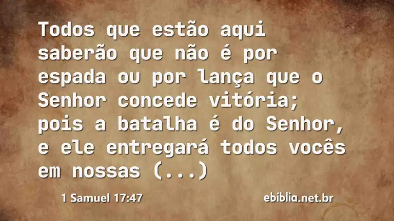 1 Samuel 17:47