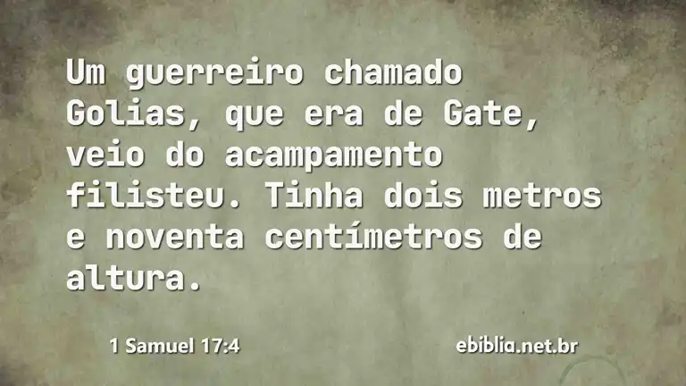 1 Samuel 17:4