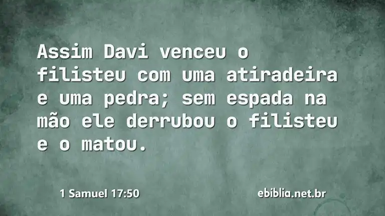 1 Samuel 17:50