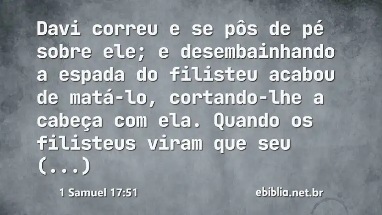 1 Samuel 17:51