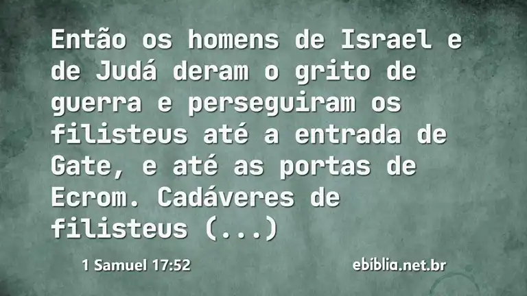 1 Samuel 17:52