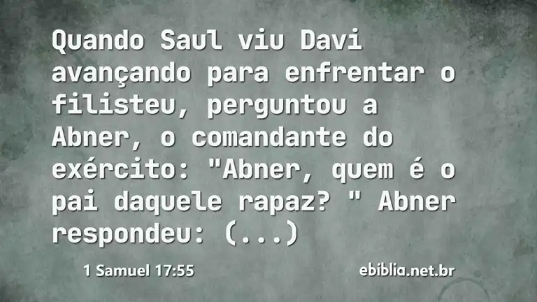 1 Samuel 17:55