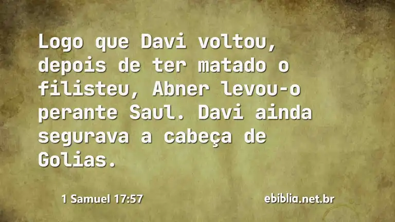 1 Samuel 17:57