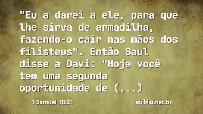 1 Samuel 18:21