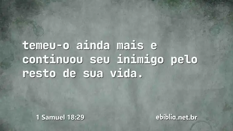 1 Samuel 18:29