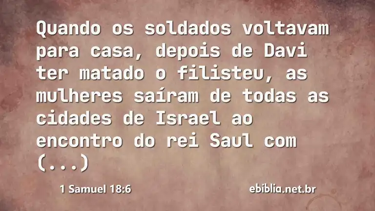 1 Samuel 18:6