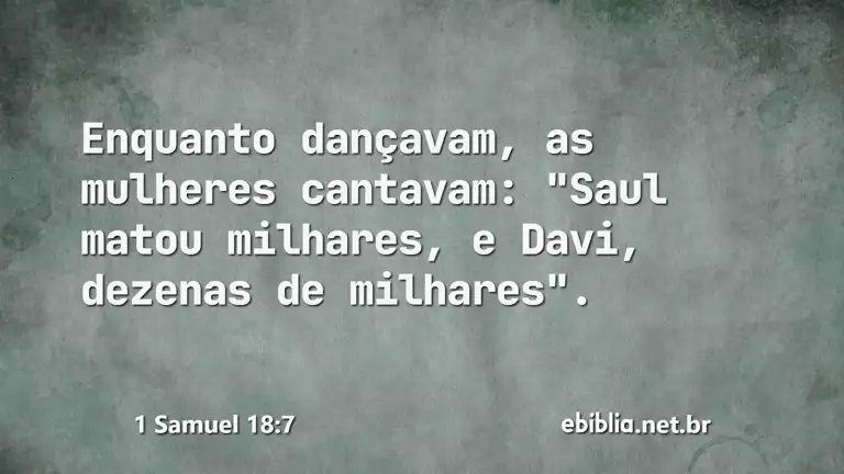 1 Samuel 18:7