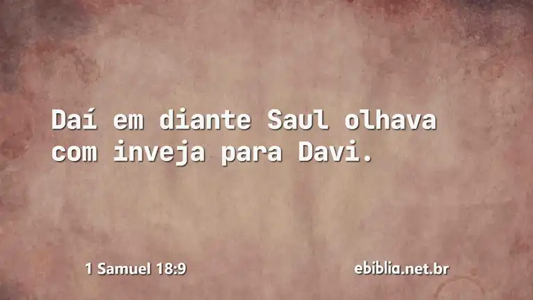 1 Samuel 18:9