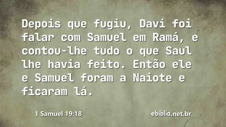 1 Samuel 19:18