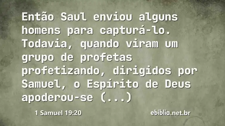 1 Samuel 19:20