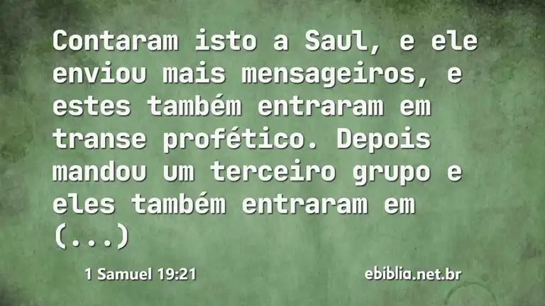 1 Samuel 19:21