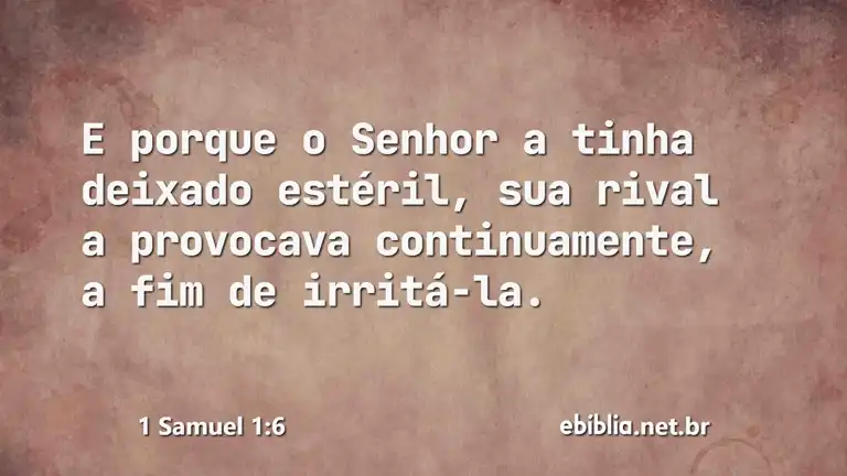 1 Samuel 1:6