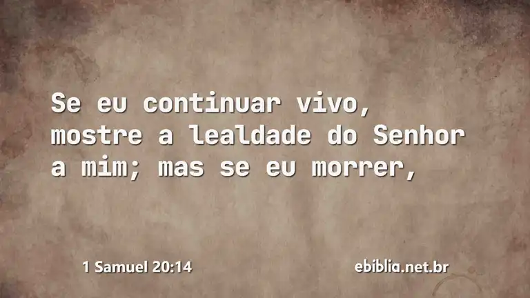 1 Samuel 20:14