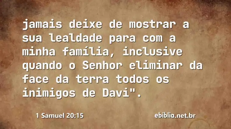 1 Samuel 20:15