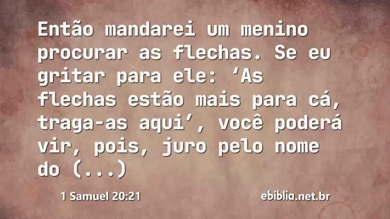 1 Samuel 20:21