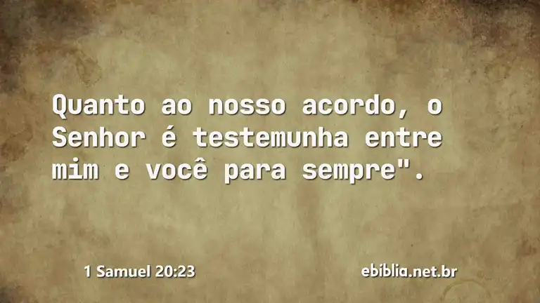 1 Samuel 20:23