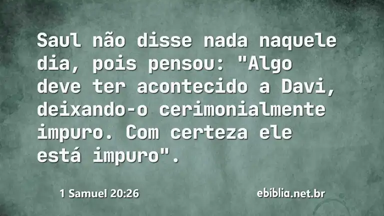 1 Samuel 20:26