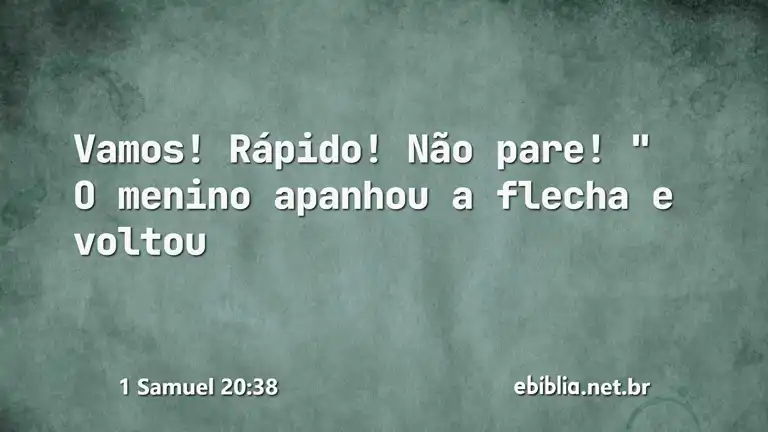 1 Samuel 20:38