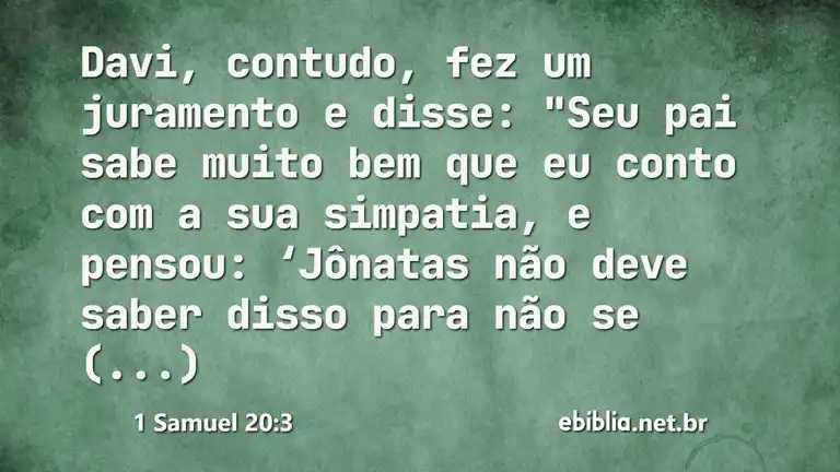 1 Samuel 20:3