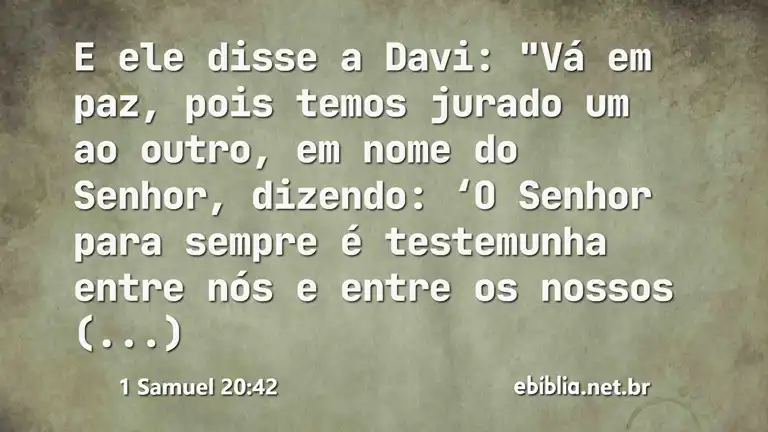 1 Samuel 20:42