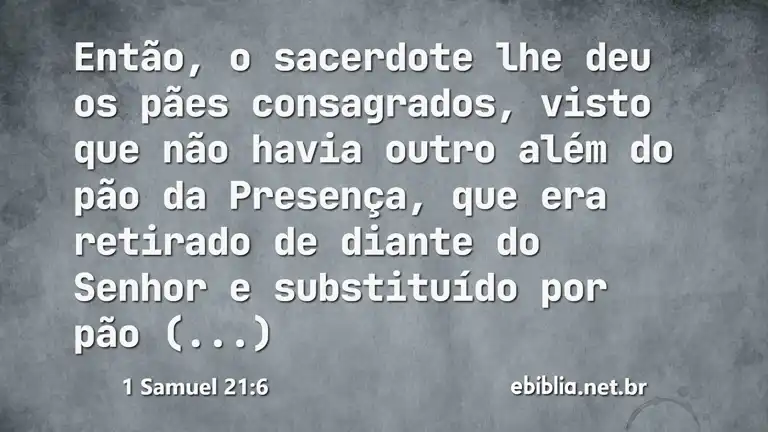 1 Samuel 21:6