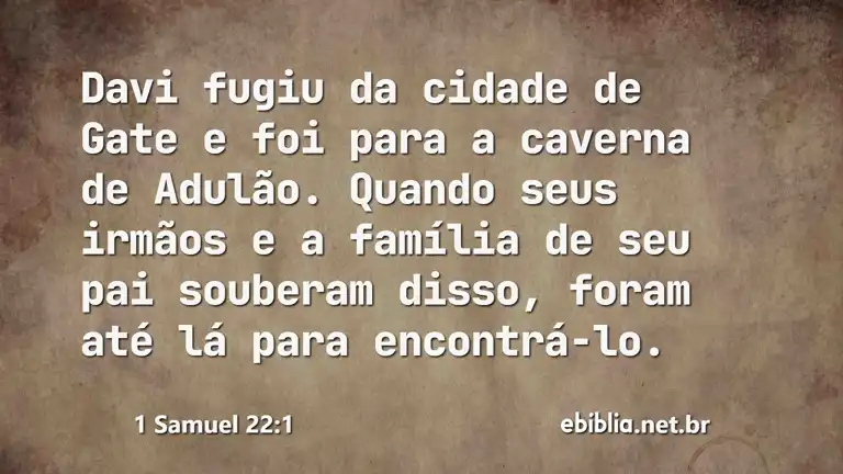 1 Samuel 22:1