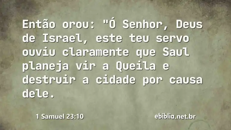 1 Samuel 23:10