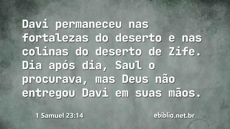 1 Samuel 23:14