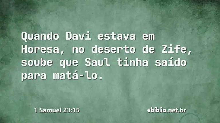 1 Samuel 23:15