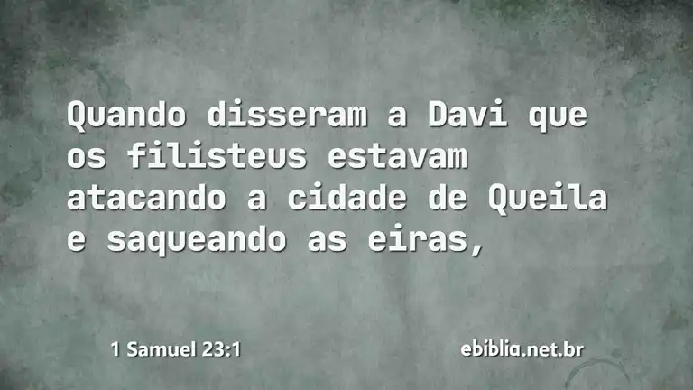 1 Samuel 23:1