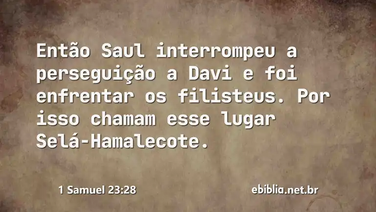 1 Samuel 23:28