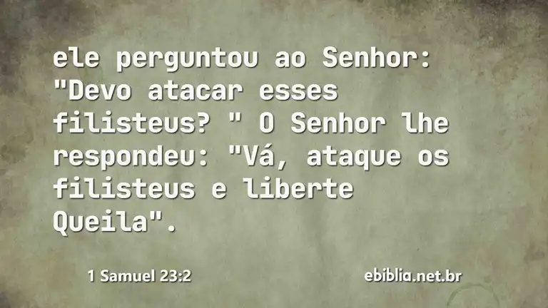 1 Samuel 23:2