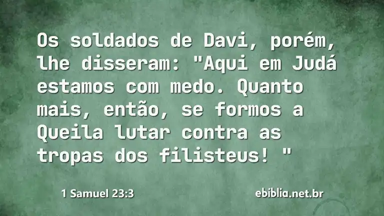 1 Samuel 23:3