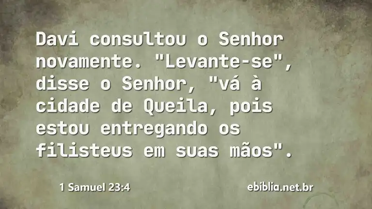 1 Samuel 23:4