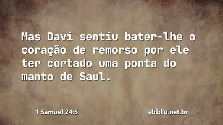 1 Samuel 24:5