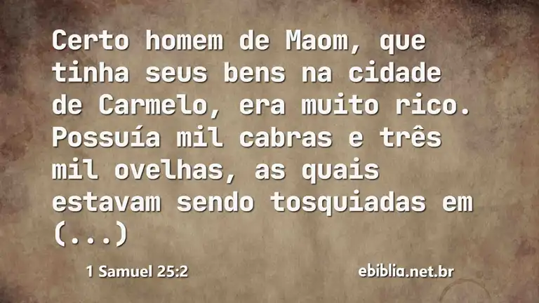 1 Samuel 25:2